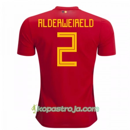 Billiga Fotbollströjor Belgien Alderweireld 2 WM 2018 Hemma tröja